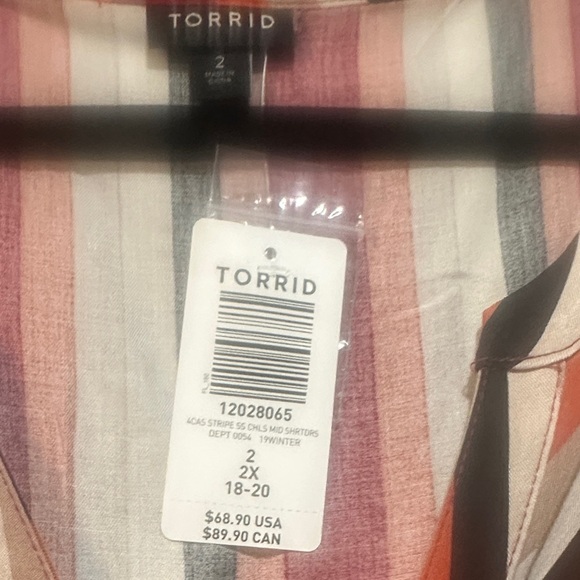 Torrid Red Striped Maxi Dress - Picture 2 of 6